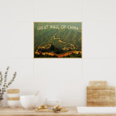 Große Mauer der China Poster (Küche)