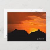 Große Mauer der China Postkarte (Vorne/Hinten)