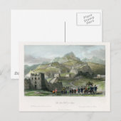 Große Mauer der China Postkarte (Vorne/Hinten)