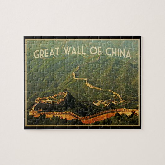 Große Mauer der China Puzzle (Horizontal)