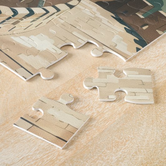 Große Mauer der China Puzzle (Seite)