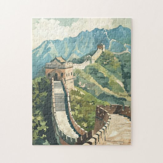 Große Mauer der China Puzzle (Vertikal)