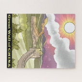 Große Mauer der China Puzzle (Horizontal)