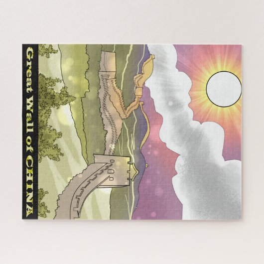 Große Mauer der China Puzzle (Horizontal)