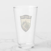 Große Mauer der China Reisen Vintag Glas (Rückseite)