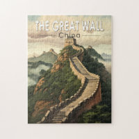 Große Mauer der China Reisen Vintag