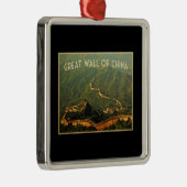 Große Mauer der China Silbernes Ornament (Rechts)