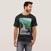 Große Mauer der China Wanderlust T-Shirt (Vorne ganz)