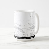 Große Mauer der Tasse der China (VorderseiteRechts)