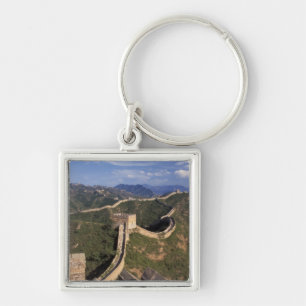 Große Mauer, die sich durch den Berg windet, Schlüsselanhänger