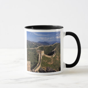 Große Mauer, die sich durch den Berg windet, Tasse