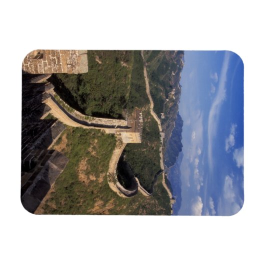 Große Mauer, die sich durch den Berg zieht, Magnet (Horizontal)