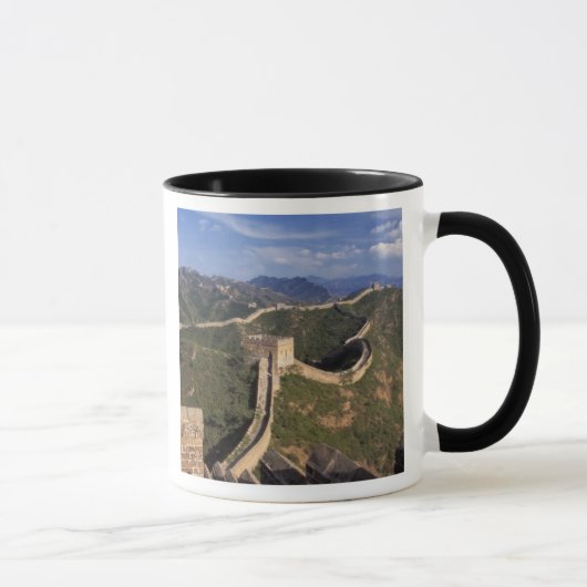 Große Mauer, die sich durch den Berg zieht, Tasse (Rechts)