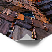 Große Mauer im Herbstfeuer Poster (Ecke)