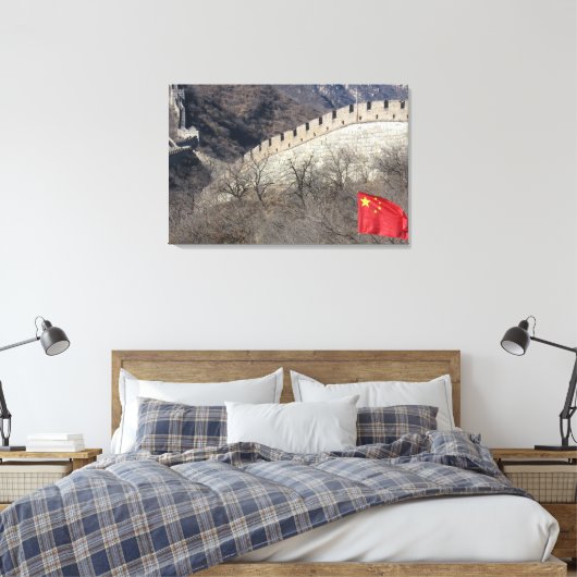 große Mauer Leinwanddruck (Insitu (Schlafzimmer))