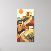 Große Mauer Leinwanddruck (Vorderseite)