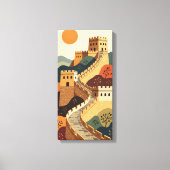 Große Mauer Leinwanddruck (Vorderseite)