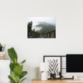 Große Mauer - Nebel 2 Poster (Heimbüro)