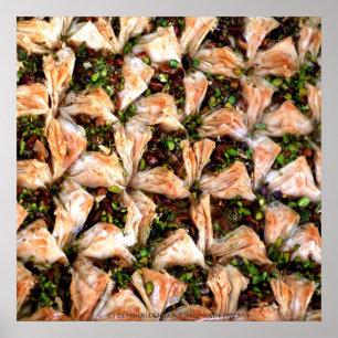 Große Mauer von Baklava Poster