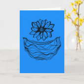 Große Medizin-Zeichn- und Gesichtskarte Karte (Gelbe Blume)