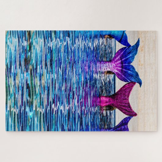 Große Meerjungfrau-Puzzle!!! Über 1000 Stück! Puzzle (Horizontal)