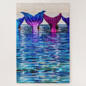 Große Meerjungfrau-Puzzle!!! Über 1000 Stück! Puzzle (Vertikal)