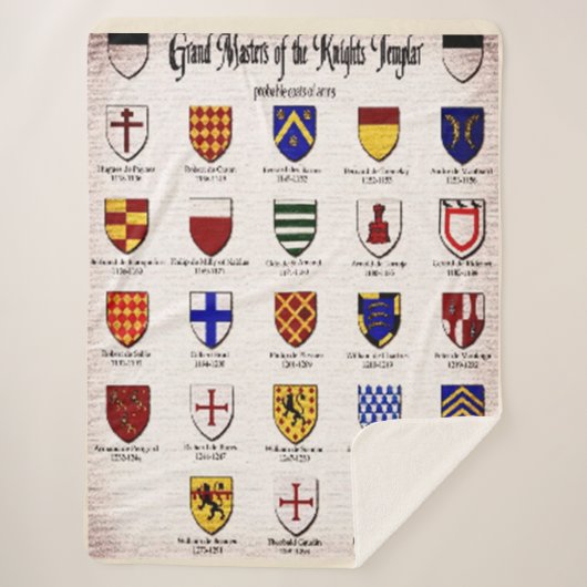 Große Meister der Nachttempler Sherpadecke (Vorderseite)