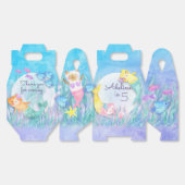 Große Mermaid Cat (Mercat) Themed Party Boxes Geschenkschachtel (Ungeklappt)