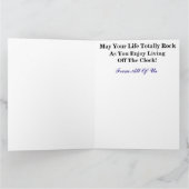 Große mexikanische Ruhestands-Karte Karte (Innenseite)