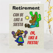 Große mexikanische Ruhestands-Karte Karte (Gelbe Blume)