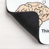 Große Minds denken ähnlich Mousepad (Ecke)