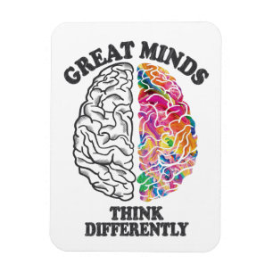 Große Minds denken anders Magnet