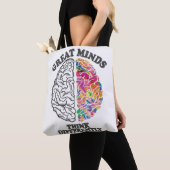 Große Minds denken anders Tasche (Von Nahem)