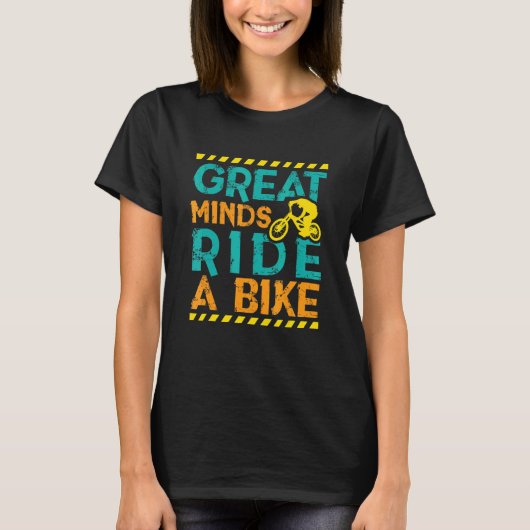 Große Minds Rad T-Shirt (Vorderseite)