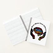 Große Minds Think Different Spiral Notebook Notizblock (Innenseite)