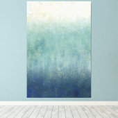 Große Minimalistische Abstrakte Seascape Leinwanddruck (Insitu (Holzboden))