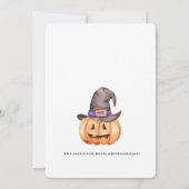 GROSSE MIT AUGEN DRACULA, HALLOWEEN-PARTY EINLADUNG (Rückseite)