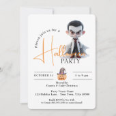 GROSSE MIT AUGEN DRACULA, HALLOWEEN-PARTY EINLADUNG (Vorderseite)