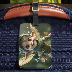 große mit Augen Elf Gepäckanhänger