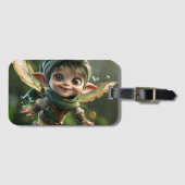 große mit Augen Elf Gepäckanhänger (Vorderseite (Horizontal))