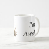 Große Mit Augen Eule Ich bin Tasse (VorderseiteRechts)