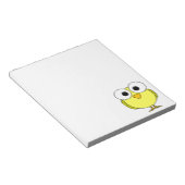 Große Mit Augen Gelbe Bird Notizblock (angewinkelt)