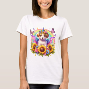 Große Mit Augen Katze in Liebe T-Shirt