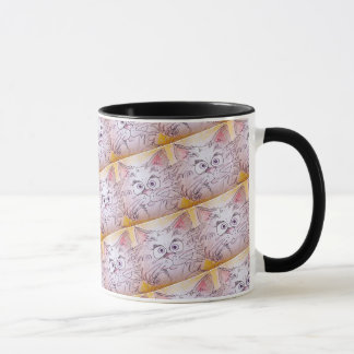 Große mit Augen Katze Tasse