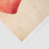 Große Mit Augen Steampunk-Puppe, Red AM3 Decoupage Seidenpapier (Ausschnitt)