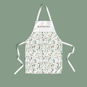 Größe modern minimalbotanisch elegant personalisie schürze