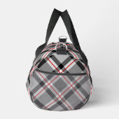 Große moderne Karierte, schwarze, weiße, graue und Duffle Bag (Rechts)