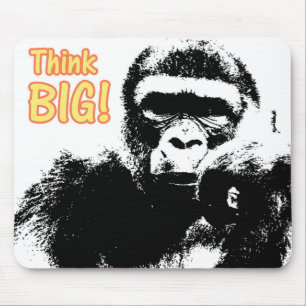 Große moderne Pop Art Gorilla Template Mousepad