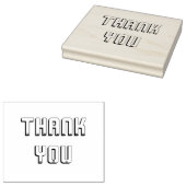 Große Moderne Vielen Dank Gummistempel (Stempel)