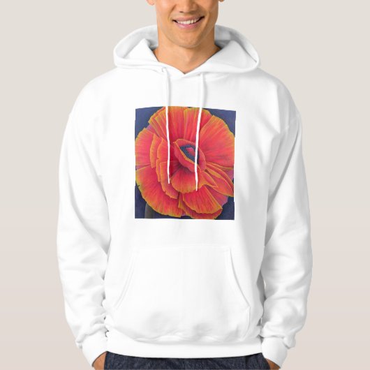 Große Mohnblume 2003 Hoodie (Vorderseite)